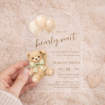 Wir können es kaum erwarten Baby Shower