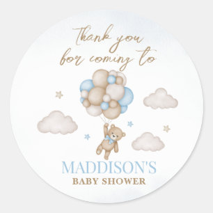Wir können es kaum erwarten Baby Shower Aufkleber
