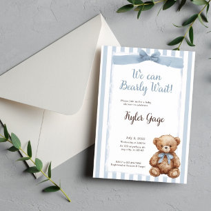 Wir können es kaum erwarten! Baby Shower Einladung