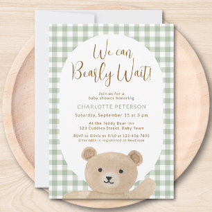 Wir können es kaum erwarten, Baby Shower Einladung