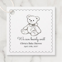 "Wir können es kaum erwarten" Baby Shower Geschenk