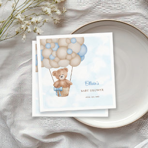 Wir können es kaum erwarten, Baby Shower Serviette