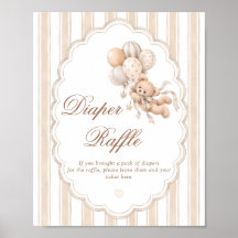 Wir können es kaum erwarten, Baby Shower Windel-Ra