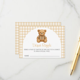 Wir können es kaum erwarten Baby Shower Windel-Raf Begleitkarte