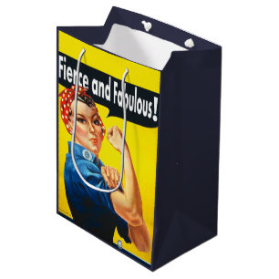Wir können es machen Fierce und Fabulous Rosie, da Mittlere Geschenktüte