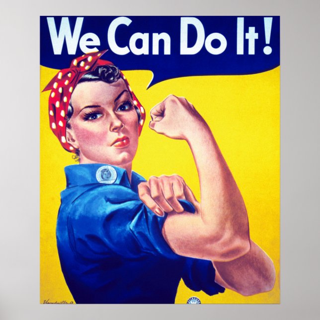 Wir können es machen Propaganda Poster des Zweiten (Vorne)