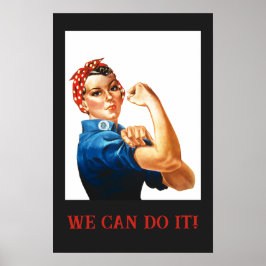 Wir können es machen Rosie der Riveter Women Power Poster