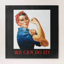 Wir können es machen Rosie der Riveter Women Power