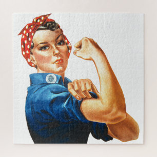 Wir können es machen Rosie der Riveter Women Power Puzzle