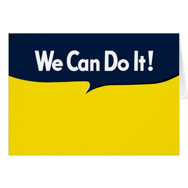 Wir können es machen, sagt Rosie (Vorderseite (Horizontal))