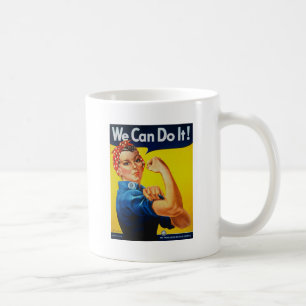 Wir können es mit dem Riveter machen Kaffeetasse