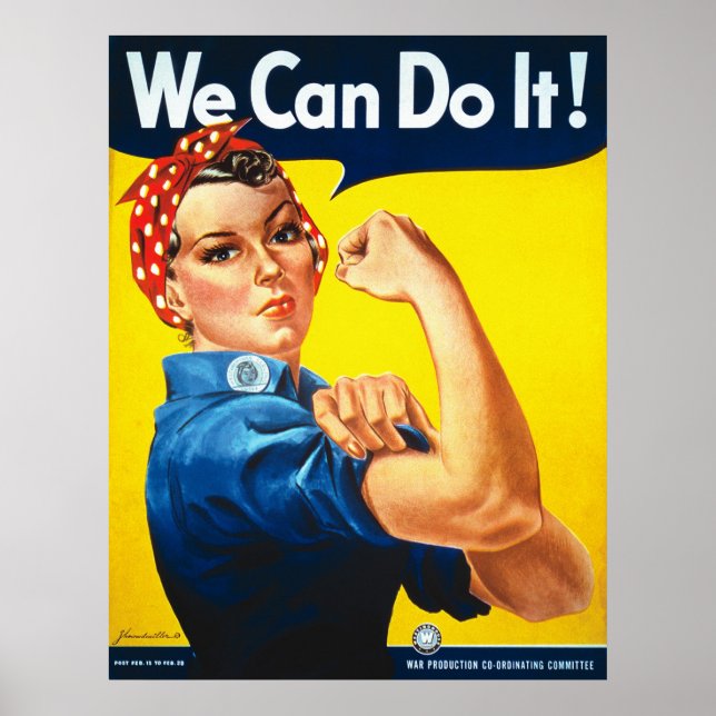 Wir können es mit dem Riveter machen Poster (Vorne)