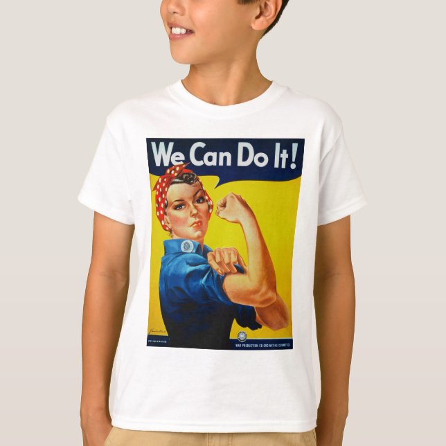 Wir können es mit dem Riveter machen T-Shirt (Vorderseite)