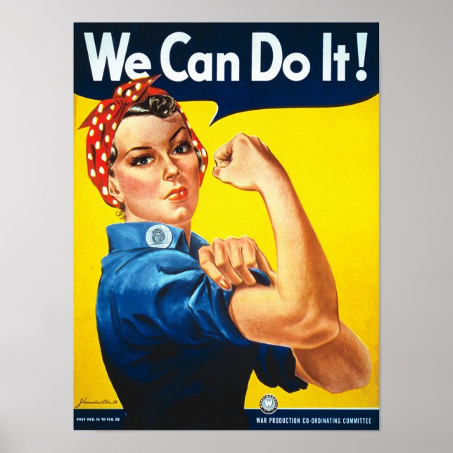 Wir können es Power der Frau machen Poster (Vorne)
