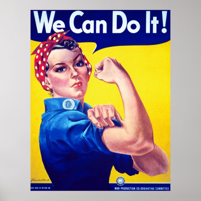 Wir können es Rosie machen, das Riveter Extra groß Poster (Vorne)