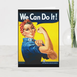 Wir können es Rosie machen, der Riveter, der Zweit Karte