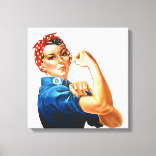 Wir können es Rosie machen, der Riveter Women Powe Leinwanddruck