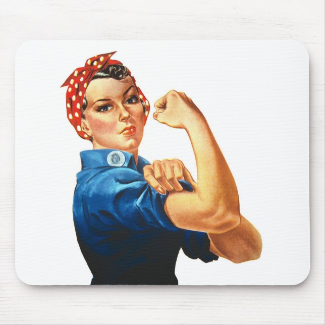 Wir können es Rosie machen, der Riveter Women Powe Mousepad (Vorne)