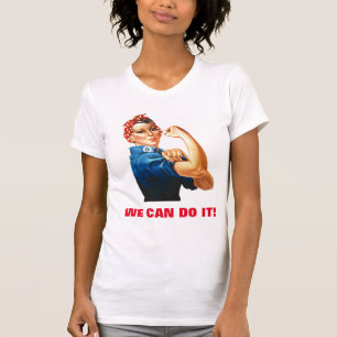 Wir können es Rosie machen, der Riveter Women Powe T-Shirt