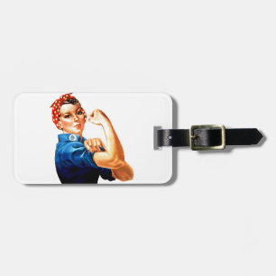 Wir können es Rosie machen, die Riveter-Weltkrieg- Gepäckanhänger