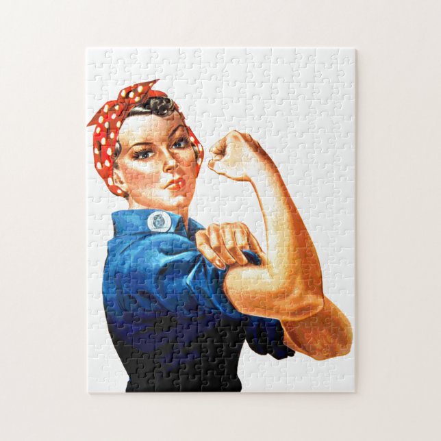 Wir können es Rosie machen, die Riveter-Weltkrieg- Puzzle (Vertikal)