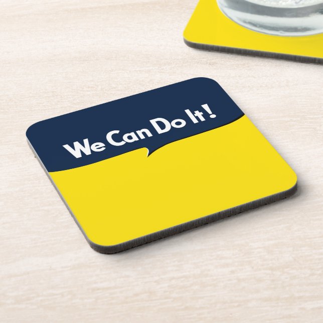 Wir können es Rosie machen Untersetzer (Linke Seite)