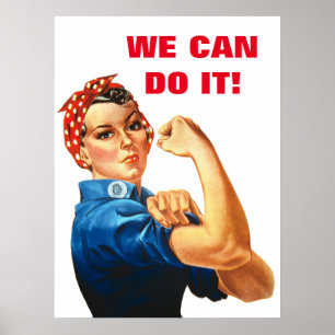 Wir können es schaffen, die Propaganda des Zweiten Poster