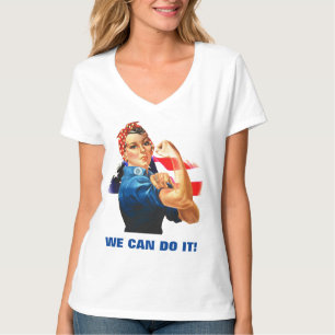 Wir können es schaffen, die Riveter Women Power US T-Shirt