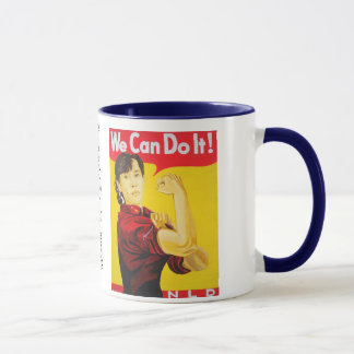 Wir können es tun - Dalai- Lama und Aung- San Suu Tasse
