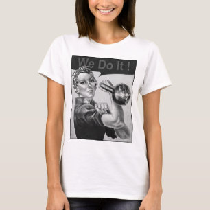 Wir können es tun Kettlebell T - Shirt B&W