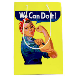 Wir können es tun mittlere geschenktüte