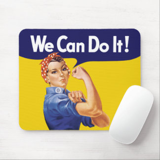Wir können es tun! Rosie the Riveter Mousepad