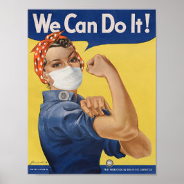 Wir können es tun! Rosie the Riveter Poster