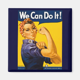 Wir können es tun! Rosie the Riveter Vintag WW2 Magnet