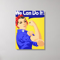 Wir können es tun! Rosie The Riveter WWII Poster