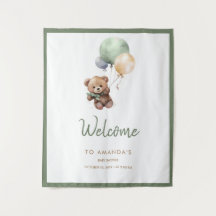 Wir können frühes Warten Teddy Bear Balloon Baby D