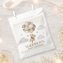 Wir können frühzeitig abwarten Baby Dusche Weiße G Geschenktütchen