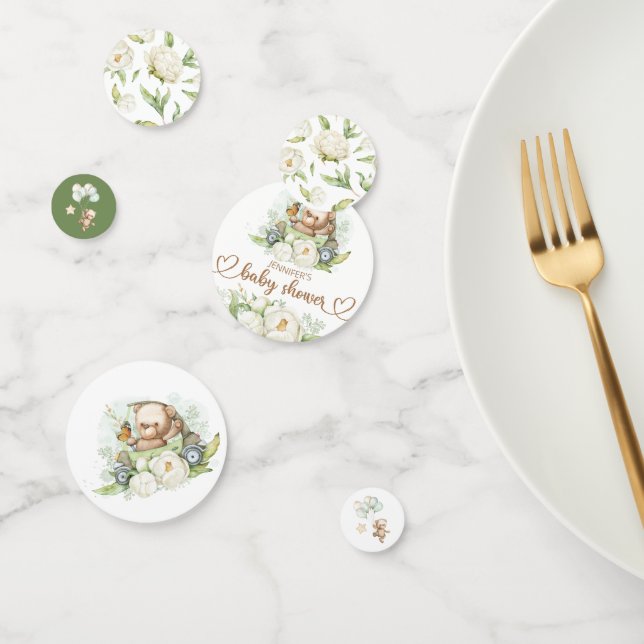 Wir können frühzeitig abwarten Babydusche Confetti Konfetti (Gruppe)