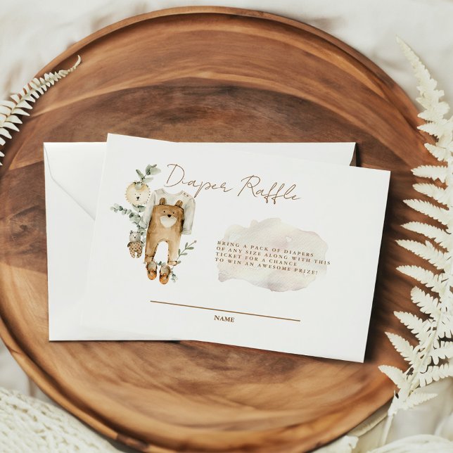 Wir können frühzeitig abwarten, bis Boho Diaper-Um Begleitkarte (Von Creator hochgeladen)