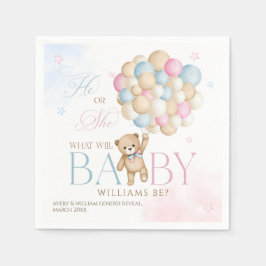 Wir können frühzeitig abwarten, bis das Geschlecht Serviette