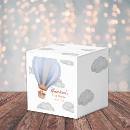 wir können frühzeitig abwarten Boy cub Babydusche Geschenkschachtel