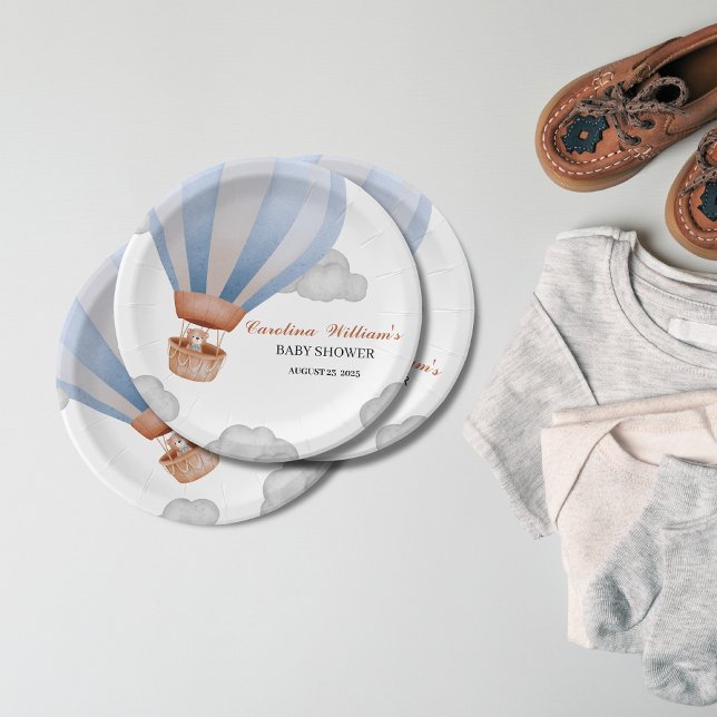 wir können frühzeitig abwarten Boy cub Babydusche Pappteller (Von Creator hochgeladen)