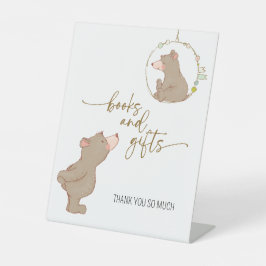 Wir können frühzeitig abwarten Bücher und Geschenk Sockelschild