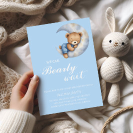 Wir können frühzeitig abwarten - Kinderdusche einl Einladung