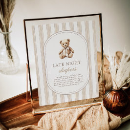 Wir können frühzeitig abwarten Nachttaucher Spielz Poster