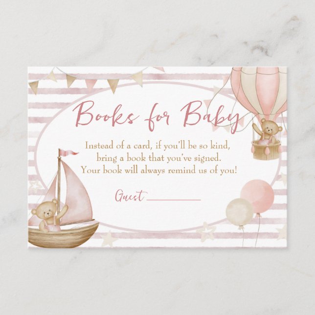 Wir können frühzeitig auf Babykarten warten Begleitkarte (Vorderseite)