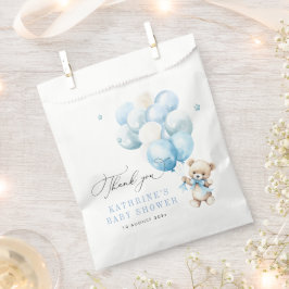Wir können frühzeitig auf Blue Baby Dusche warten Geschenktütchen