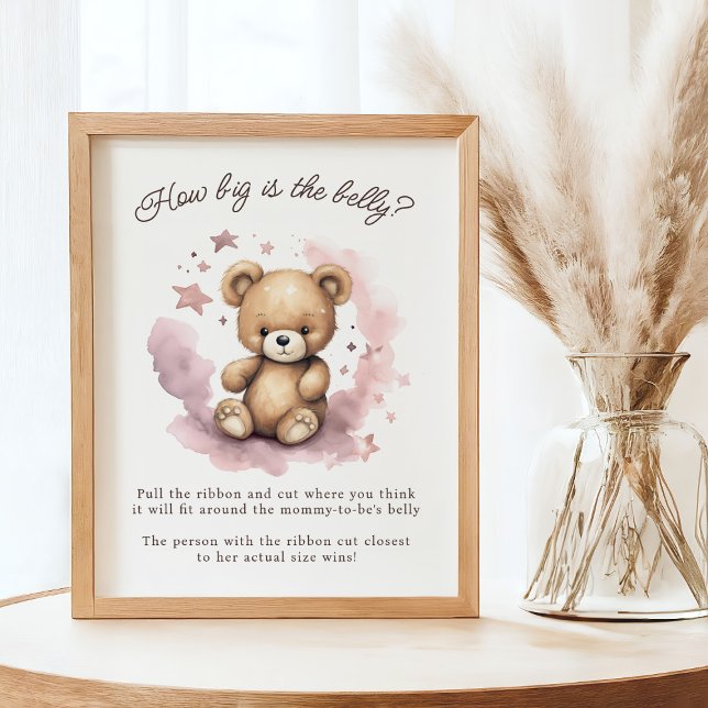 Wir können frühzeitig auf das Pastellrosa Bauchspi Poster (Von Creator hochgeladen)