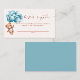 Wir können frühzeitig auf den Blue Teddy-Bärentauc Begleitkarte