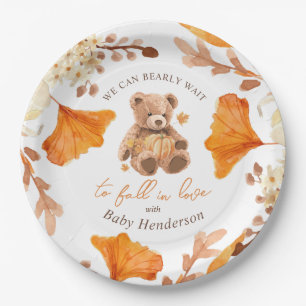 Wir können frühzeitig auf den Fall der Liebe-Babyd Pappteller